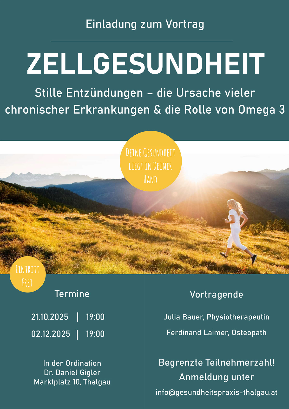 Vortrag Einladung
